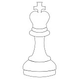 chess king single